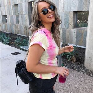 Tie dye top! Worn once for picture